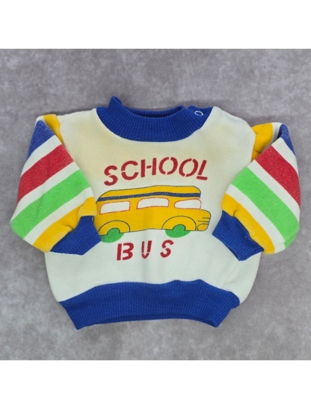 Les Kids Vintage School Bus Printed Sweatshirt